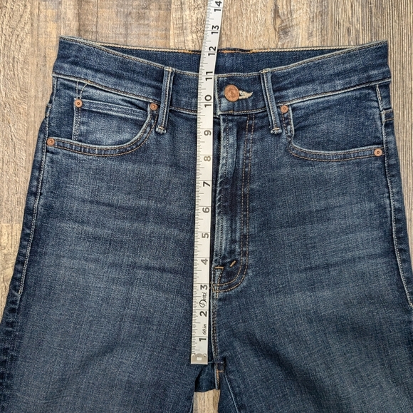 Mother The Swooner Rascal Ankle Jeans In Hot Springs Straight Leg Size 25 EUC - Picture 11 of 13